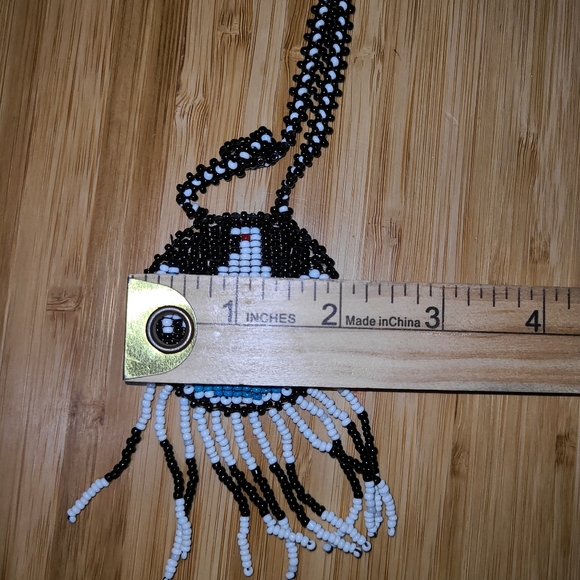 Beaded Thunderbird Necklace - Picture 5 of 6